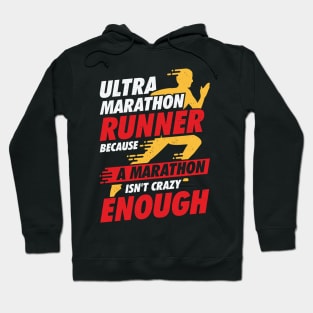 Ultra Marathon Running Run Marathoner Runner Gift Hoodie